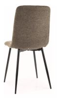 Stolička ALAN BREGO, poťah: látka BREGO 77 olivová/kov - čierna mat. - ilustračný obrázok Stolička ALAN BREGO, poťah: látka BREGO 77 olivová/kov - čierna mat. - ilustračný obrázok