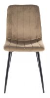 Stolička ALAN VELVET, poťah: látka BLUVEL 77 olivová/kov - čierna mat. - ilustračný obrázok Stolička ALAN VELVET, poťah: látka BLUVEL 77 olivová/kov - čierna mat. - ilustračný obrázok