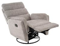 Relaxa�n� kreslo ARGOS RAVEN, po�ah: l�tka RAVEN 07 siv�, rozkladanie - ilustra�n� obr�zok