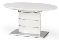 St�l ASPEN, pl�t: lakovan� MDF-biela/podno�: kov - nehrdzavej�ca oce� - ilustra�n� obr�zok