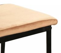 Stolička ATOM VELVET, poťah: látka BLUVEL 28 béžová - ilustračný obrázok Stolička ATOM VELVET, poťah: látka BLUVEL 28 béžová - ilustračný obrázok