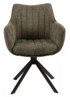 Kreslo AZALIA BREGO, poťah: látka BREGO 77 olivová/kov: čierna mat. - ilustračný obrázok Kreslo AZALIA BREGO, poťah: látka BREGO 77 olivová/kov: čierna mat. - ilustračný obrázok