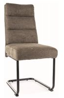 Stolička BERRY BREGO, poťah: látka BREGO 77 olivová/kov: čierna mat. - ilustračný obrázok Stolička BERRY BREGO, poťah: látka BREGO 77 olivová/kov: čierna mat. - ilustračný obrázok