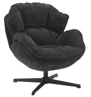 Kreslo BETTY, po�ah: l�tka �ierna TAP 242 - ilustra�n� obr�zok