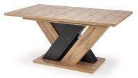 St�l BRANDON, pl�t: laminovan� MDF-dub wotan/podno�: laminovan� MDF - dub wotan/�ierna - ilustra�n� obr�zok