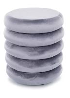 Taburetka CALVI VELVET, po�ah: l�tka siv� TAP 252 - ilustra�n� obr�zok