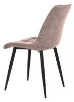 Stolička CHIC BREGO, poťah: látka BREGO 34 béžová/kov - čierna mat. - ilustračný obrázok Stolička CHIC BREGO, poťah: látka BREGO 34 béžová/kov - čierna mat. - ilustračný obrázok