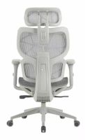 Kancelárske kreslo DEVON, poťah: sieťovina sivá/podnožka: sivá - ilustračný obrázok Kancelárske kreslo DEVON, poťah: sieťovina sivá/podnožka: sivá - ilustračný obrázok