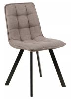 Stolička ELLIS BJORN, poťah: látka BJORN 34 béžová/kov: čierna mat. - ilustračný obrázok Stolička ELLIS BJORN, poťah: látka BJORN 34 béžová/kov: čierna mat. - ilustračný obrázok