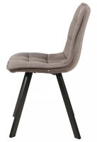 Stolička ELLIS BJORN, poťah: látka BJORN 34 béžová/kov: čierna mat. - ilustračný obrázok Stolička ELLIS BJORN, poťah: látka BJORN 34 béžová/kov: čierna mat. - ilustračný obrázok
