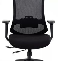 Kancel�rske kreslo ERGON, po�ah: l�tka �ierna/sie�ovina �ierna/ekoko�a �ierna/podno�ka: �ierna - ilustra�n� obr�zok