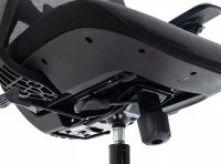 Kancel�rske kreslo ERGON, po�ah: l�tka �ierna/sie�ovina �ierna/ekoko�a �ierna/podno�ka: �ierna - ilustra�n� obr�zok