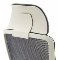 Kancelárske kreslo ERGON, poťah: látka sivá/sieťovina sivá/ekokoža sivá/podnožka: sivá - ilustračný obrázok Kancelárske kreslo ERGON, poťah: látka sivá/sieťovina sivá/ekokoža sivá/podnožka: sivá - ilustračný obrázok