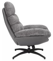 Kreslo GISELLE, po�ah: l�tka siv� TAP 240/ekoko�a siv� TAP 243 - ilustra�n� obr�zok