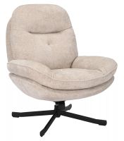 Kreslo HARPER, po�ah: l�tka be�ov� TAP 241/podno�ka-�ierna - ilustra�n� obr�zok