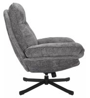 Kreslo HARPER, po�ah: l�tka siv� TAP 240/podno�ka-�ierna - ilustra�n� obr�zok