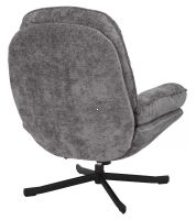 Kreslo HARPER, po�ah: l�tka siv� TAP 240/podno�ka-�ierna - ilustra�n� obr�zok