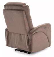 Relaxa�n� kreslo KRONOS VELVET, po�ah: l�tka BLUVEL 38 cappuccino - ilustra�n� obr�zok