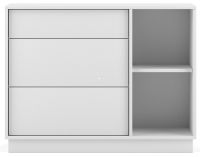Sektorov nbytok FRAME komoda 2D1S, farba: biela, ilustran obrzok