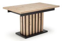 St�l LAMELLO, pl�t: laminovan� DTD-dub artisan/�ierna mat./podno�: laminovan� DTD - dub artisan/�ierna mat. - ilustra�n� obr�zok