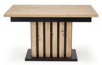 St�l LAMELLO, pl�t: laminovan� DTD-dub artisan/�ierna mat./podno�: laminovan� DTD - dub artisan/�ierna mat. - ilustra�n� obr�zok