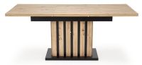 St�l LAMELLO, pl�t: laminovan� DTD-dub artisan/�ierna mat./podno�: laminovan� DTD - dub artisan/�ierna mat. - ilustra�n� obr�zok