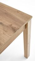 St�l MAURYCY, pl�t: laminovan� MDF + ABS hrany-dub craft/podno�: laminovan� MDF-dub craft - ilustra�n� obr�zok