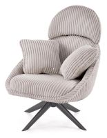 Kreslo MERRY 2, po�ah: l�tka cappuccino/kov s povrchovou �pravou - �ierna - ilustra�n� obr�zok
