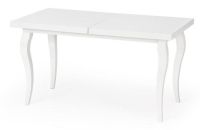 St�l MOZART 160/240, pl�t: laminovan� MDF-biela + ABS hrana/podno�: mas�vne bukov� drevo-biela - ilustra�n� obr�zok