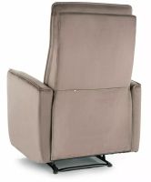 Relaxa�n� kreslo NIKOS VELVET, po�ah: l�tka BLUVEL 38 cappuccino - ilustra�n� obr�zok