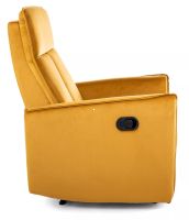 Relaxa�n� kreslo NIKOS VELVET, po�ah: l�tka BLUVEL 68 curry - ilustra�n� obr�zok