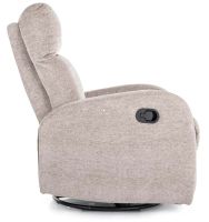 Relaxa�n� kreslo OLIMP RAVEN, po�ah: l�tka RAVEN 30 tmav� b�ov� - ilustra�n� obr�zok