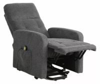 Relaxačné kreslo OTUS II BREGO, poťah: látka BREGO 18 tmavá sivá, rozkladanie - ilustračný obrázok Relaxačné kreslo OTUS II BREGO, poťah: látka BREGO 18 tmavá sivá, rozkladanie - ilustračný obrázok