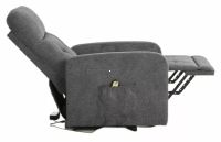 Relaxačné kreslo OTUS II BREGO, poťah: látka BREGO 18 tmavá sivá, rozkladanie - ilustračný obrázok Relaxačné kreslo OTUS II BREGO, poťah: látka BREGO 18 tmavá sivá, rozkladanie - ilustračný obrázok