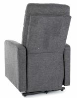 Relaxačné kreslo OTUS II BREGO, poťah: látka BREGO 18 tmavá sivá - ilustračný obrázok Relaxačné kreslo OTUS II BREGO, poťah: látka BREGO 18 tmavá sivá - ilustračný obrázok