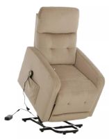 Relaxačné kreslo OTUS II VELVET, poťah: látka BLUVEL 28 béžová - ilustračný obrázok Relaxačné kreslo OTUS II VELVET, poťah: látka BLUVEL 28 béžová - ilustračný obrázok
