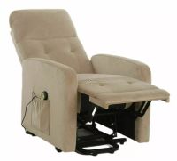 Relaxačné kreslo OTUS II VELVET, poťah: látka BLUVEL 28 béžová, rozkladanie - ilustračný obrázok Relaxačné kreslo OTUS II VELVET, poťah: látka BLUVEL 28 béžová, rozkladanie - ilustračný obrázok