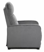 Relaxačné kreslo OTUS VELVET, poťah: látka BLUVEL 14 sivá - ilustračný obrázok Relaxačné kreslo OTUS VELVET, poťah: látka BLUVEL 14 sivá - ilustračný obrázok