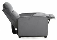 Relaxačné kreslo OTUS VELVET, poťah: látka BLUVEL 14 sivá - ilustračný obrázok Relaxačné kreslo OTUS VELVET, poťah: látka BLUVEL 14 sivá - ilustračný obrázok