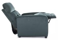 Relaxačné kreslo OTUS VELVET, poťah: látka BLUVEL 78 tmavá zelená, rozkladanie - ilustračný obrázok Relaxačné kreslo OTUS VELVET, poťah: látka BLUVEL 78 tmavá zelená, rozkladanie - ilustračný obrázok