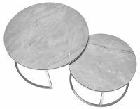 Konferen�n� stol�k PORTAFINO B, farba: siv�/kov: chr�m-ilustra�n� obr�zok