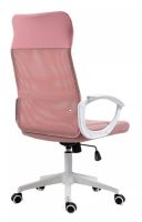 Kancelárska stolička Q-026, poťah: látka membránová ružová/sieťovina ružová/ekokoža ružová-ilustračný obrázok Kancelárska stolička Q-026, poťah: látka membránová ružová/sieťovina ružová/ekokoža ružová-ilustračný obrázok