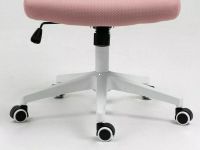 Kancelárska stolička Q-026, poťah: látka membránová ružová/sieťovina ružová/ekokoža ružová-ilustračný obrázok Kancelárska stolička Q-026, poťah: látka membránová ružová/sieťovina ružová/ekokoža ružová-ilustračný obrázok