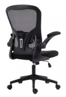 Kancel�rska stoli�ka Q-333, po�ah: l�tka �ierna/sie�ovina �ierna-ilustra�n� obr�zok