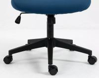 Kancel�rska stoli�ka Q-333, po�ah: l�tka modr�/sie�ovina siv� - ilustra�n� obr�zok