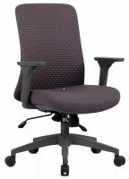 Kancel�rska stoli�ka Q-744, po�ah: l�tka siv�/sie�ovina siv�/podno�ka-�ierna -ilustra�n� obr�zok