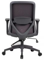 Kancel�rska stoli�ka Q-744, po�ah: l�tka siv�/sie�ovina siv�/podno�ka-�ierna -ilustra�n� obr�zok