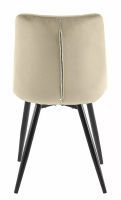 Stolička RALPH VELVET, poťah: látka BLUVEL 40 tmavá béžová - ilustračný obrázok Stolička RALPH VELVET, poťah: látka BLUVEL 40 tmavá béžová - ilustračný obrázok