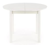 St�l RINGO, pl�t: lakovan� MDF-biela/podno�: mas�vne drevo - biela - ilustra�n� obr�zok