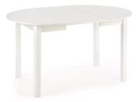 St�l RINGO, pl�t: lakovan� MDF-biela/podno�: mas�vne drevo - biela - ilustra�n� obr�zok